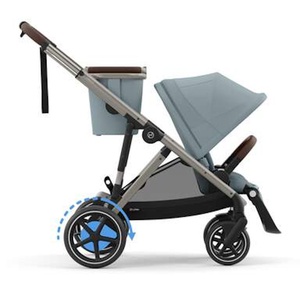 Carrito eGAZELLE S taupe BP Cybex Stormy Blue-light blue