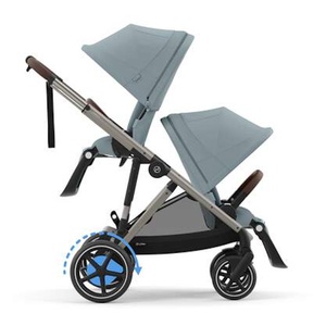 Carrito eGAZELLE S taupe BP Cybex Stormy Blue-light blue