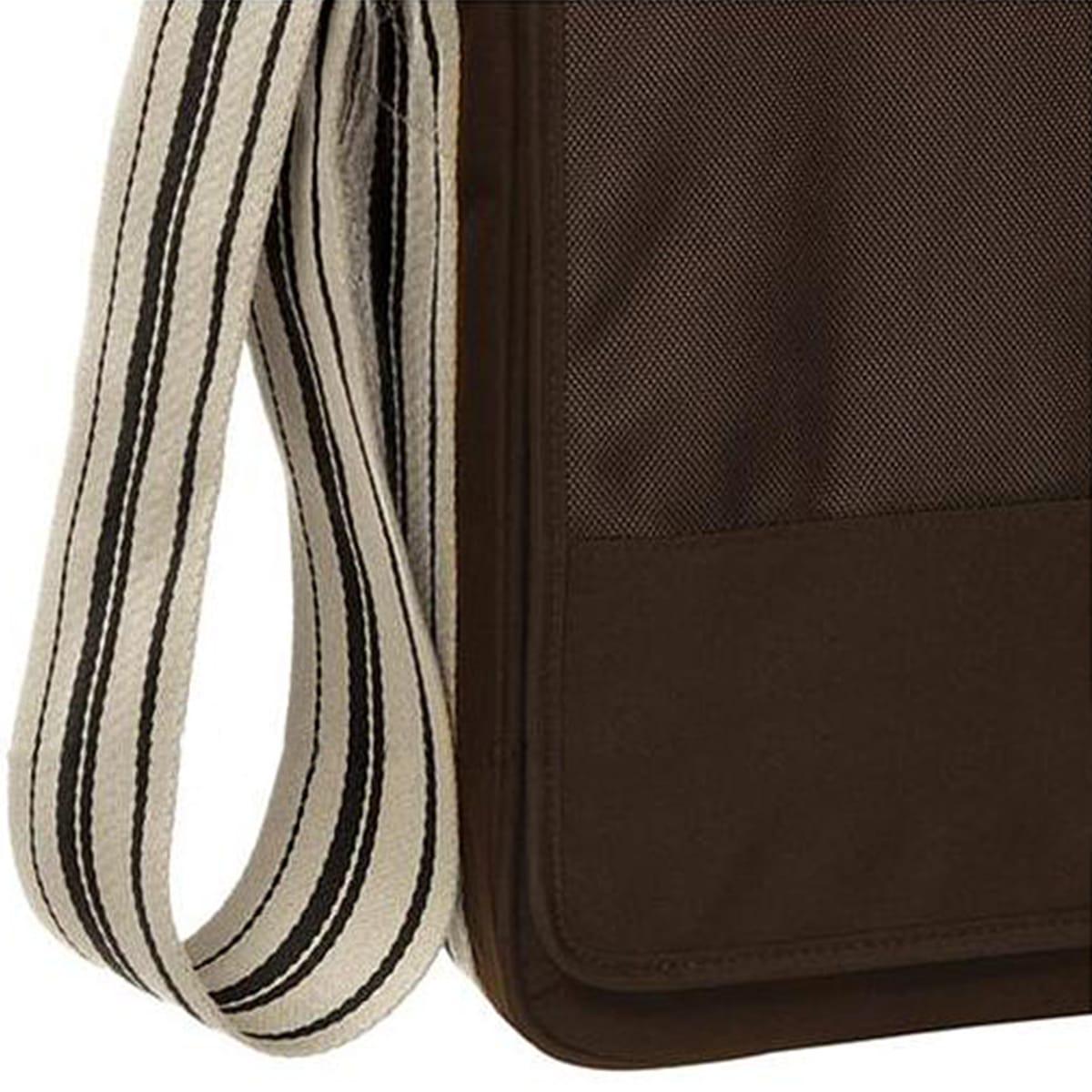 CASUAL PATCHWORK by Laessig Sac à langer Messenger Bag Choco