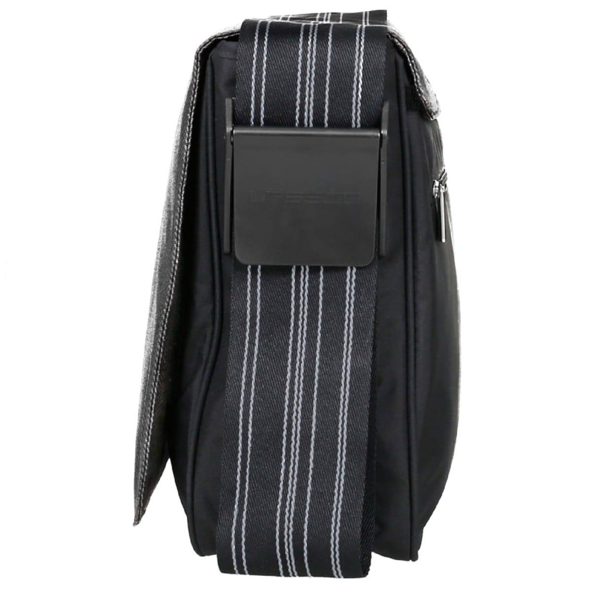 CASUAL PATCHWORK by Laessig Sac à langer Messenger bag Noir