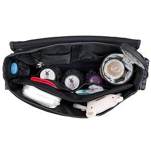 CASUAL PATCHWORK by Laessig Sac à langer Messenger bag Noir