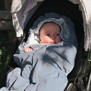 Chancelière Igloo MINI mid season car seat Bamboom blue jeans