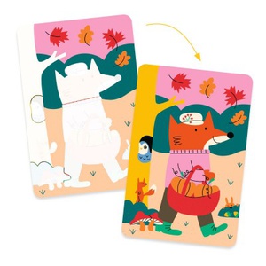 Coloriage 4 saisons Djeco