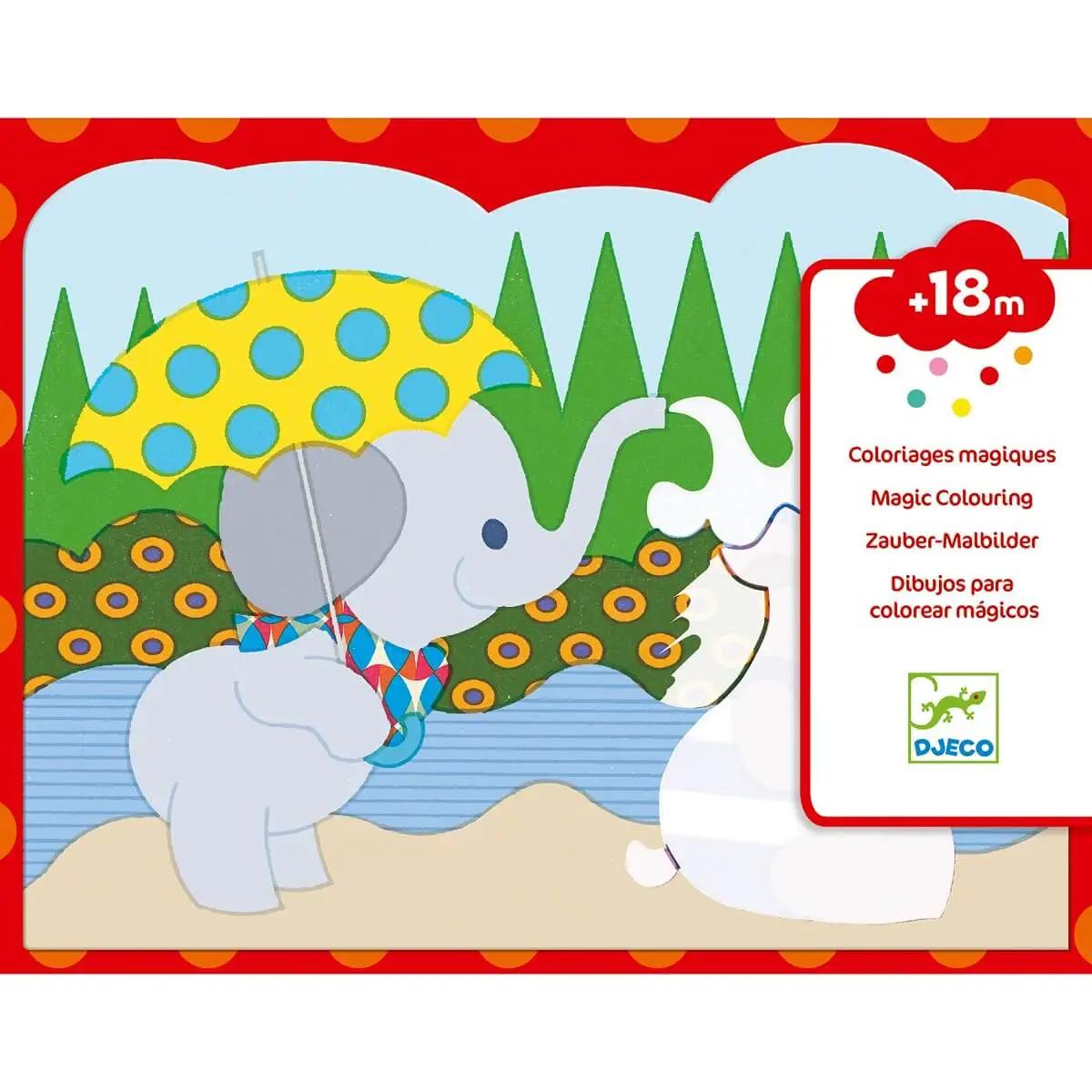 Coloriage Caché dehors Djeco