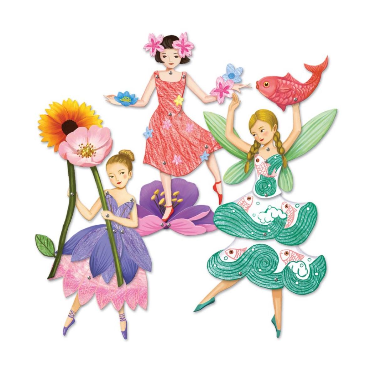 Coloriages Surprises Fées Djeco