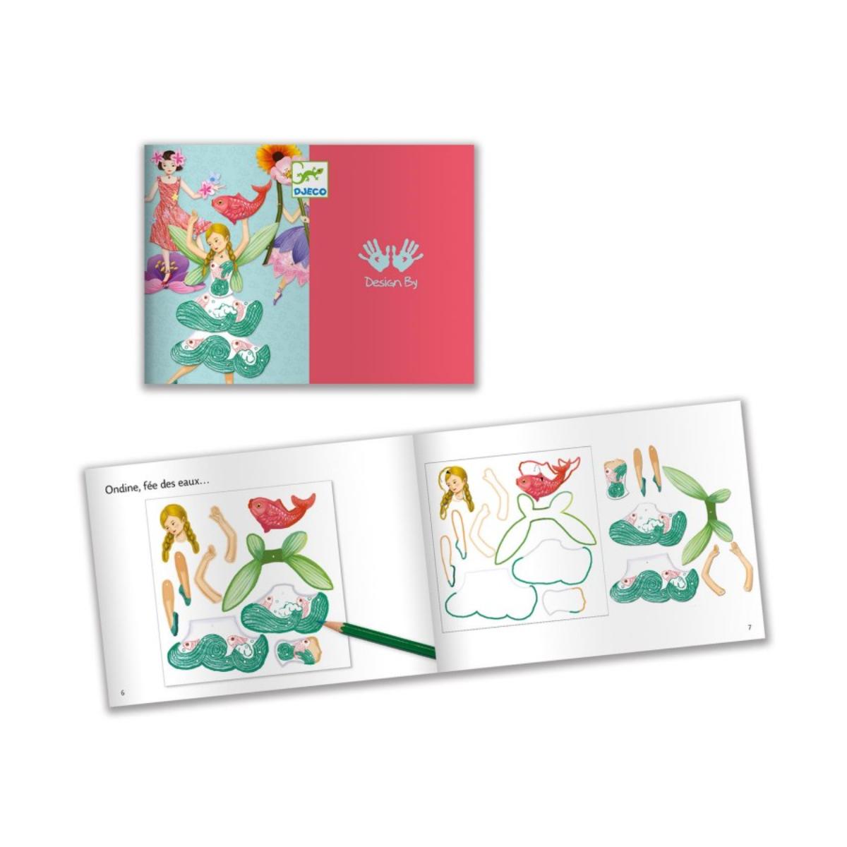 Coloriages Surprises Fées Djeco