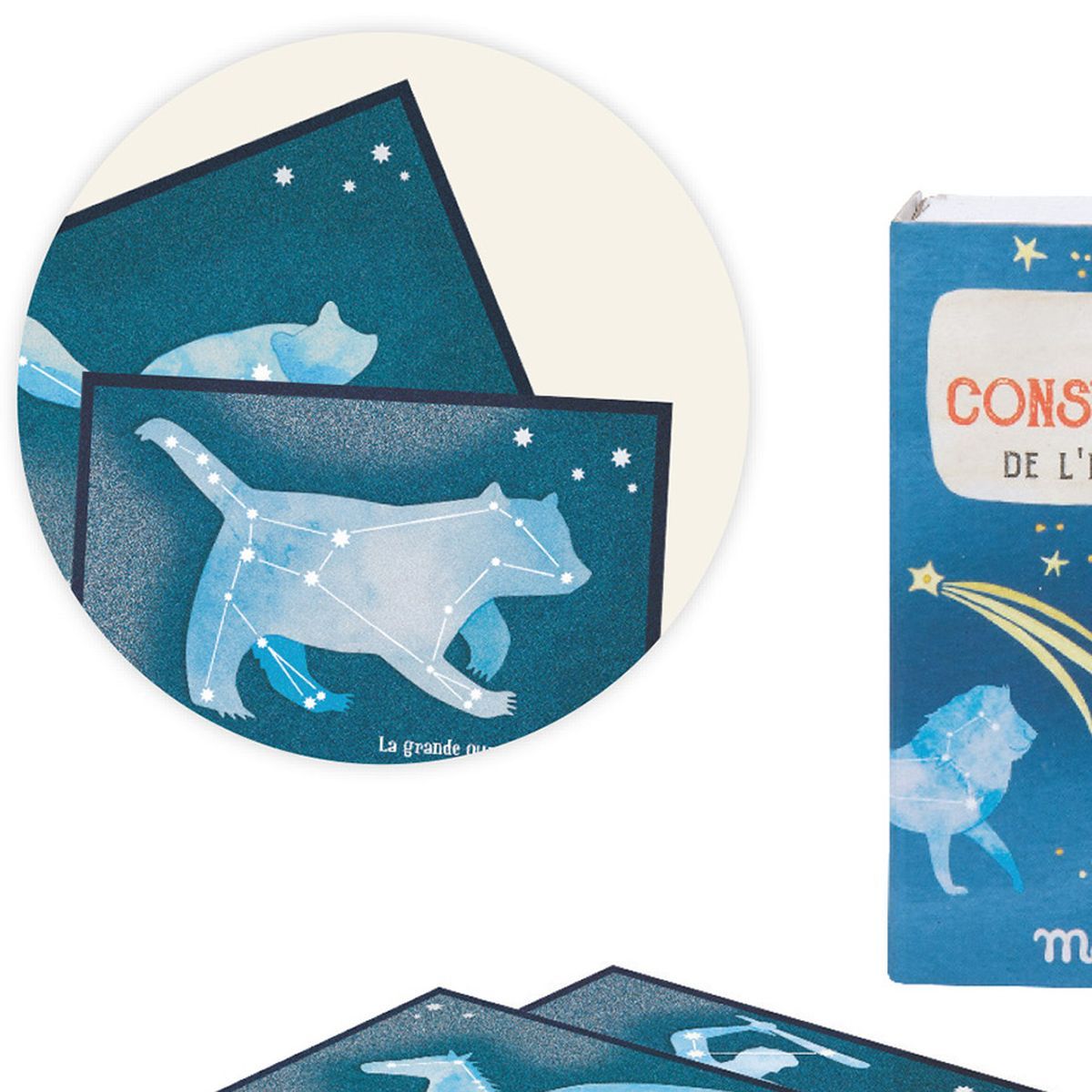 Constellations phosphorescentes de l'explorateur Le Jardin du Moulin (emb/9)