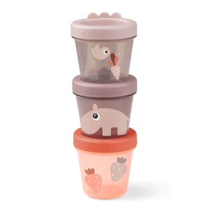 Contenedores porta alimentos 3-pack Ozzo Rosa Done by Deer