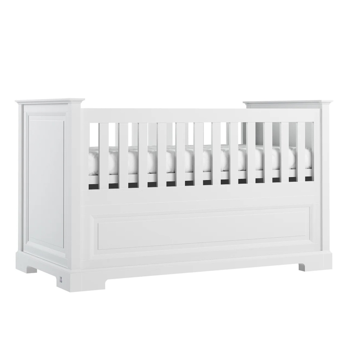 Cot ROYAL I 70x140cm (short side lattices) + 2 side panels (included) Lui e Lei