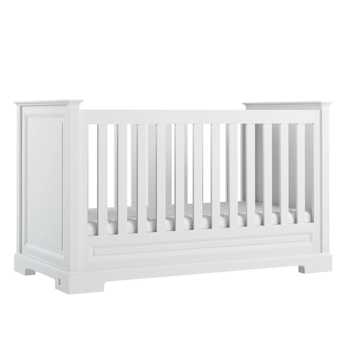 Cot ROYAL II 70x140cm (long side lattices) + 2 side panels (included) Lui e Lei