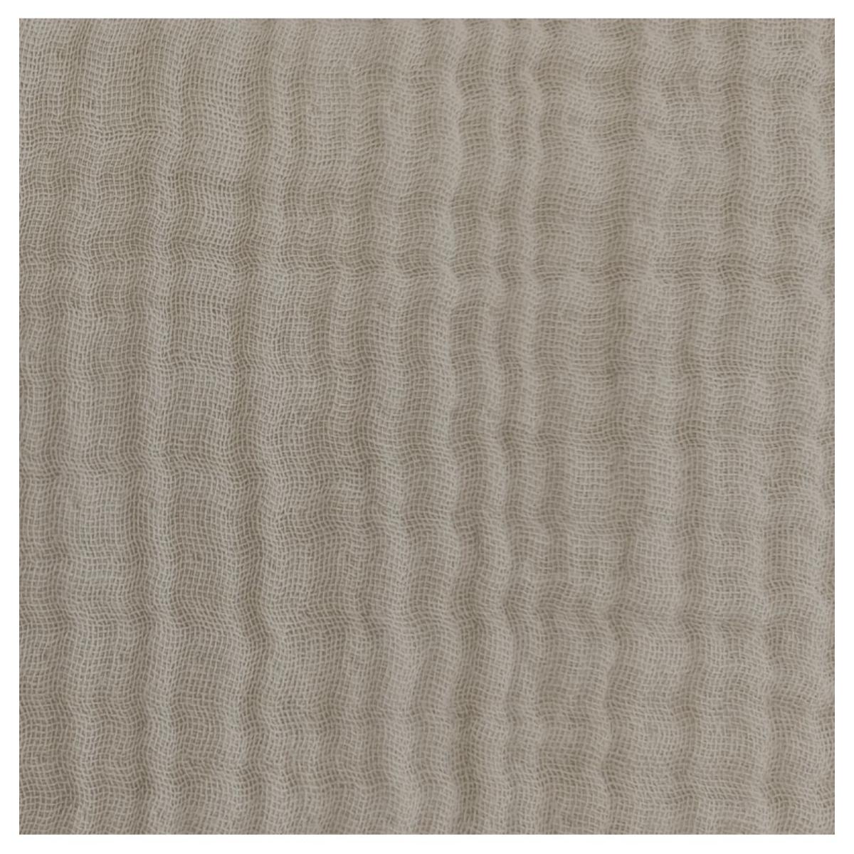 Coussin avec housse muslin 190x40cm Theraline taupe