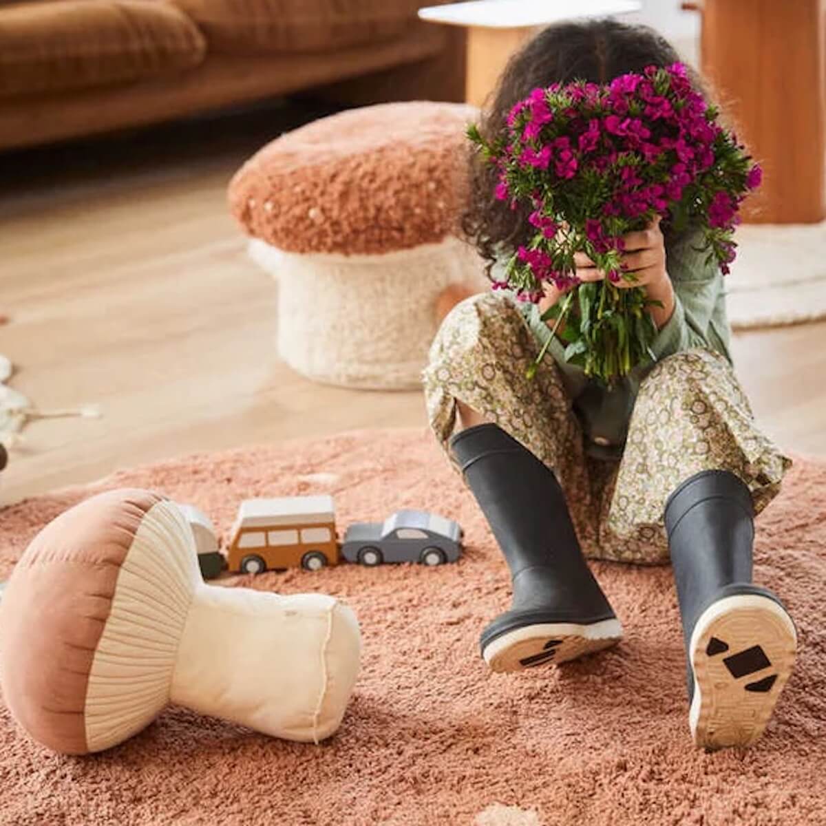 Coussin Ø25x30cm BOLETUS Lorena canals