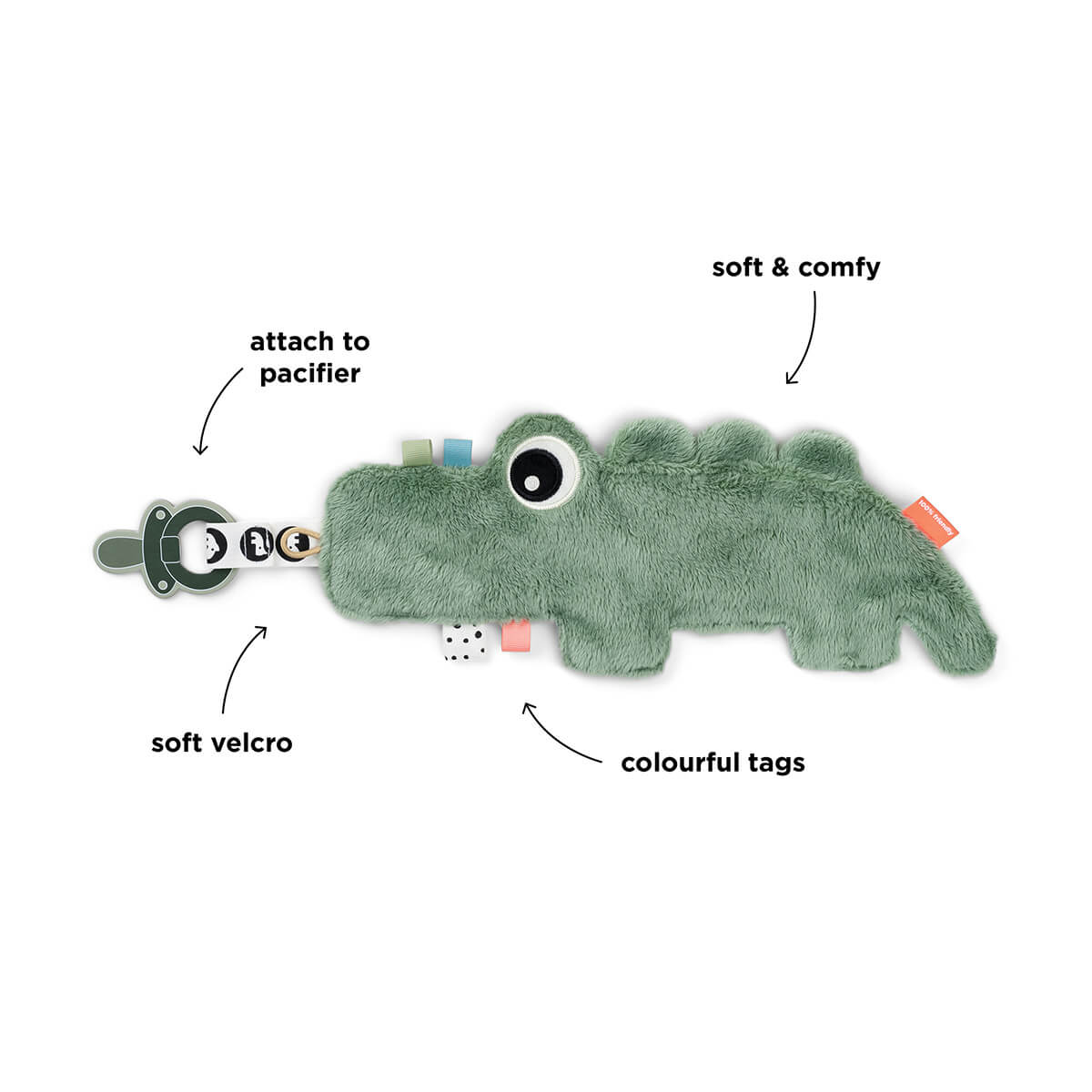 Cozy Friend Croco Green Done von Deer