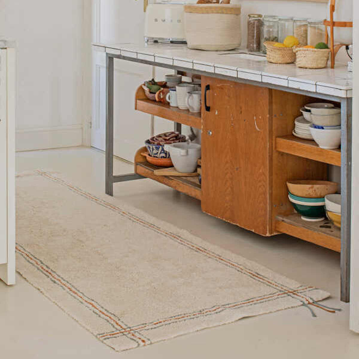 CUISINE Teppich 80x230cm Lorena Canals Natural