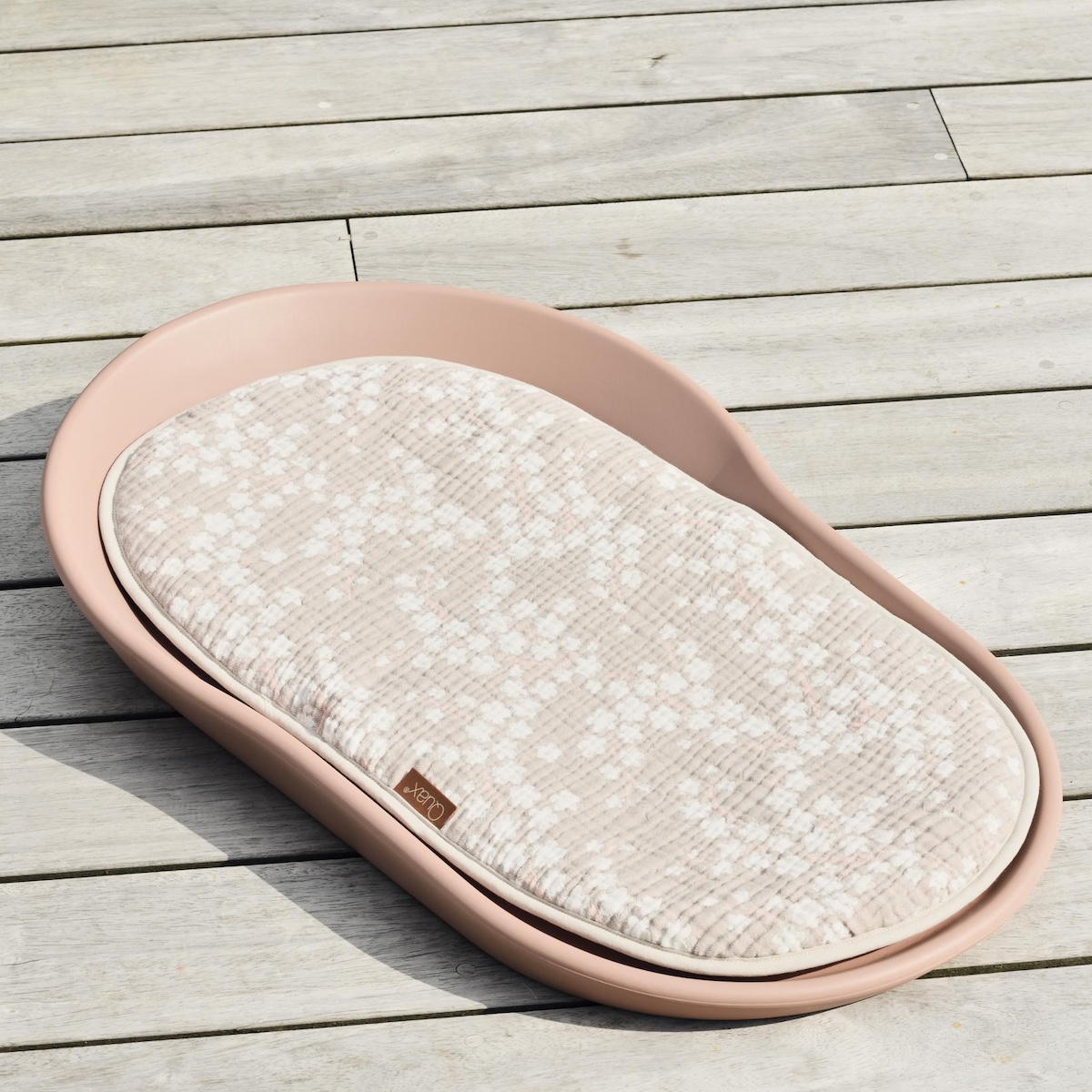 Cushion XL R/V MAMEE NATURAL Quax blossom