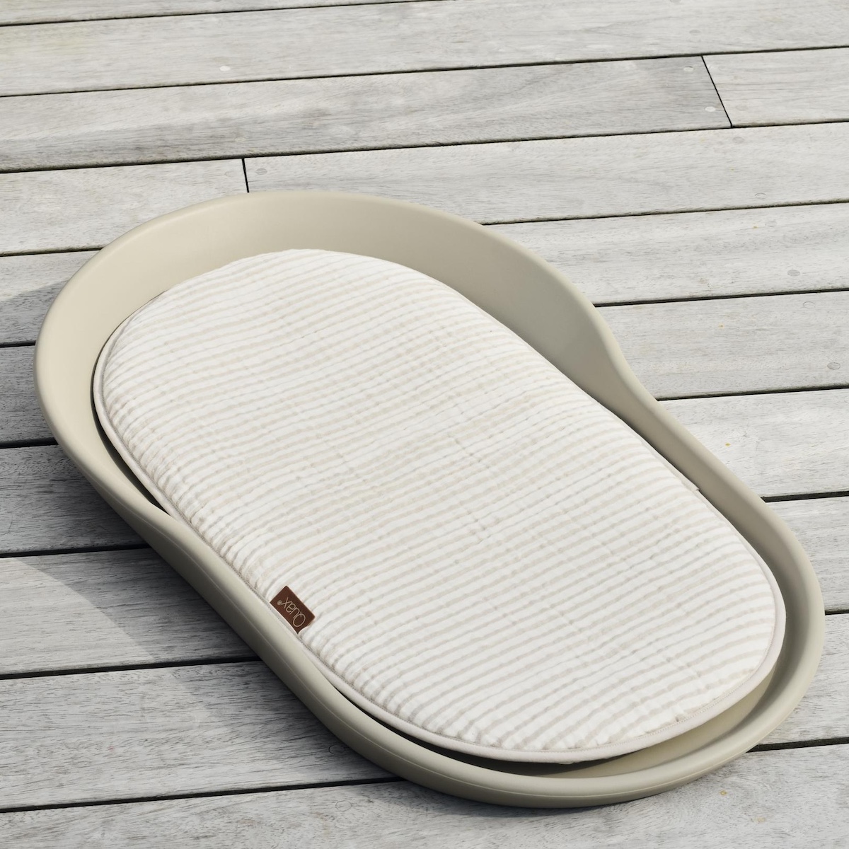 Cushion XL R/V MAMEE NATURAL Quax stripes