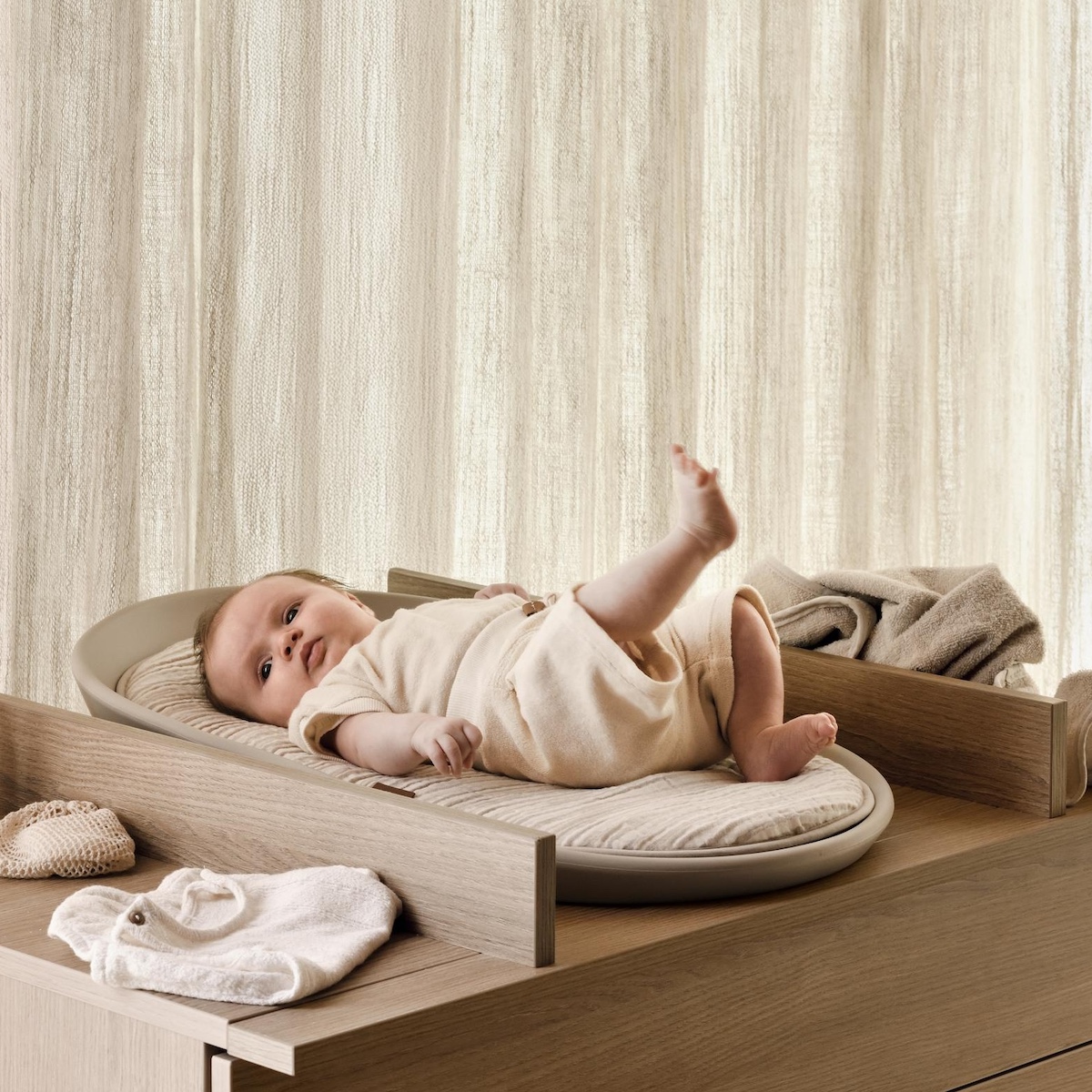 Cushion XL R/V MAMEE NATURAL Quax stripes