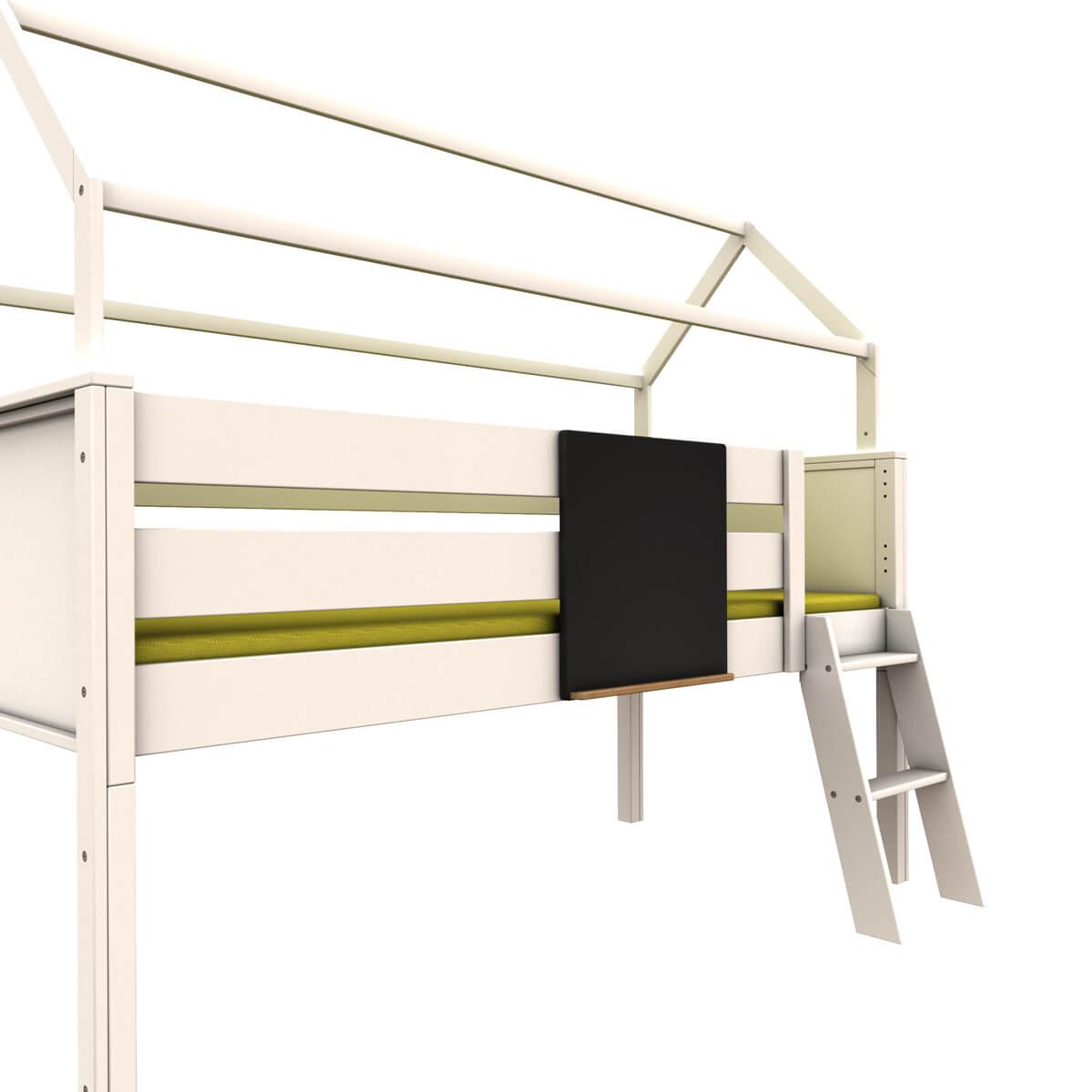 Dach 1stk KASVA Buche massiv weiß-lackiert