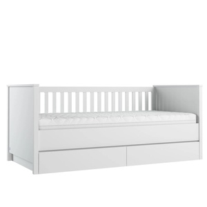 Daybed PRESTIGE 90x200cm 2 drawers & wooden beams Lui e Lei