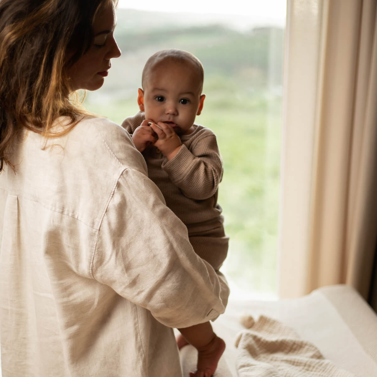 Decke 65x100cm WABI SABI Nobodinoz Ingwer