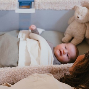 Decke Wiege Baumwolle Fleece Malaga Koeka weise