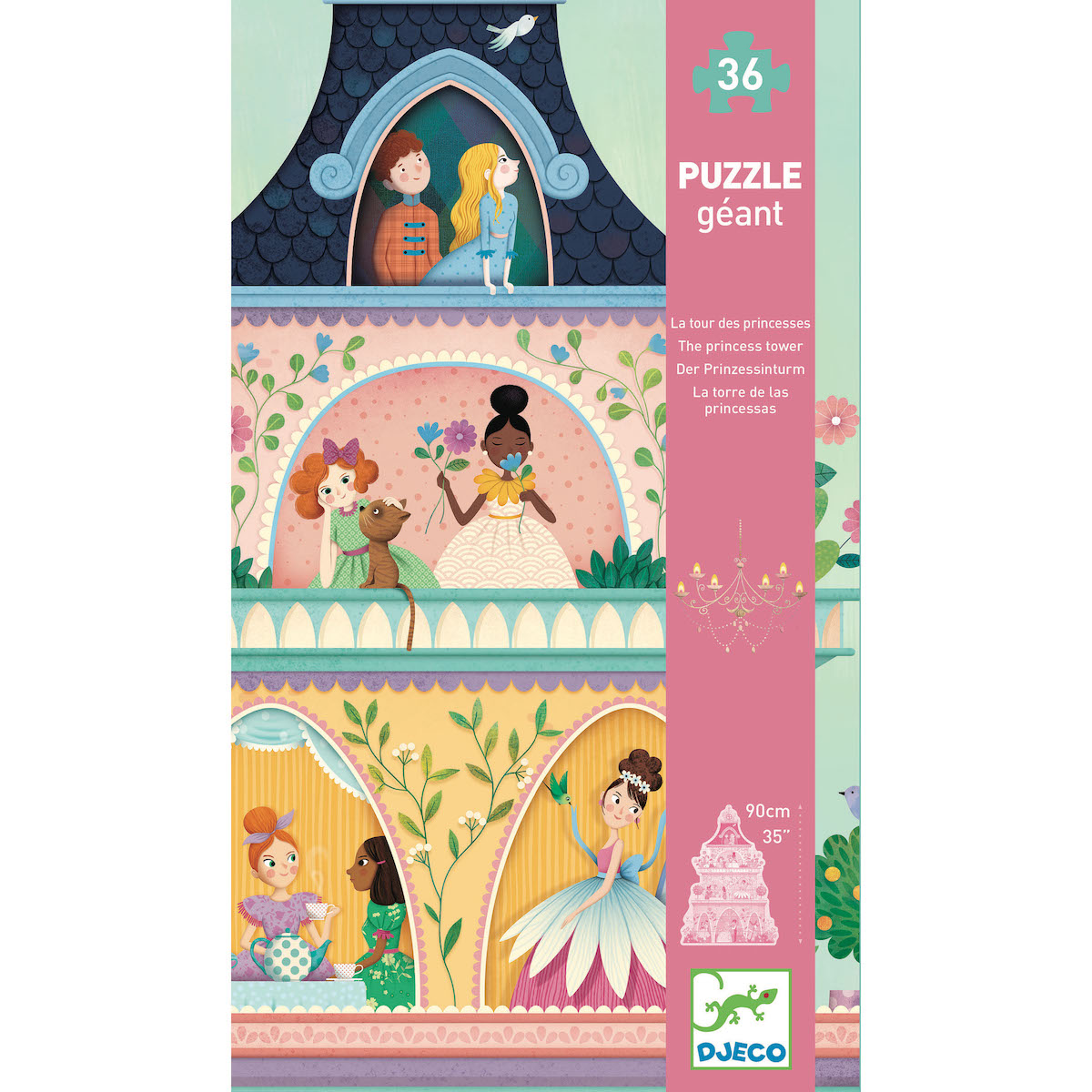 Der Turm der Prinzessinnen PUZZLES Djeco