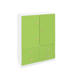 DESTYLE Kleiderschrank 93x113cm von de Breuyn Limettenweiß