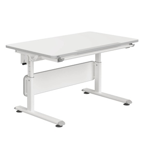 DIEGO Schreibtisch 120 x 70 cm, Tischplatte Kreideweiß, Gestell Weiß DIEGO Schreibtische Paidi Weiß