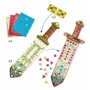 DIY Mosaik Piratenschwerter Djeco