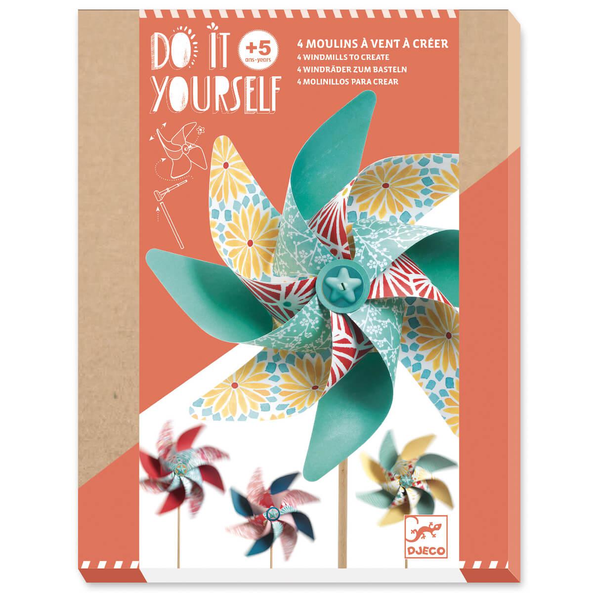 DIY - Moulins à vent SWEET Djeco WIP