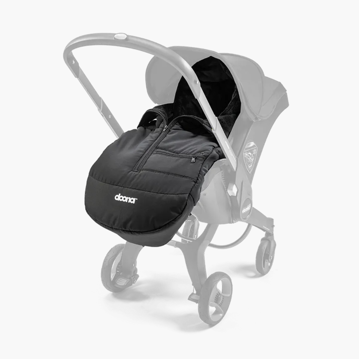 Doona Fußsack schwarz