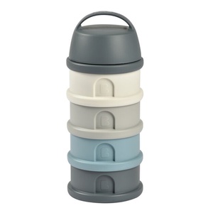 Dosierbox 4 Fächer Beaba Mineral grau blau