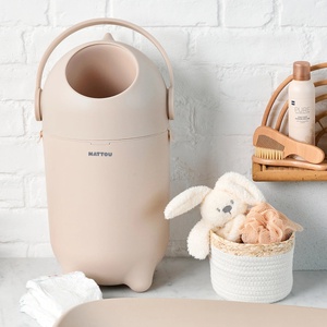 DROPY Nattou Windelmülleimer beige