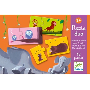 Duo-Trio-Puzzle Mami und Kind Djeco