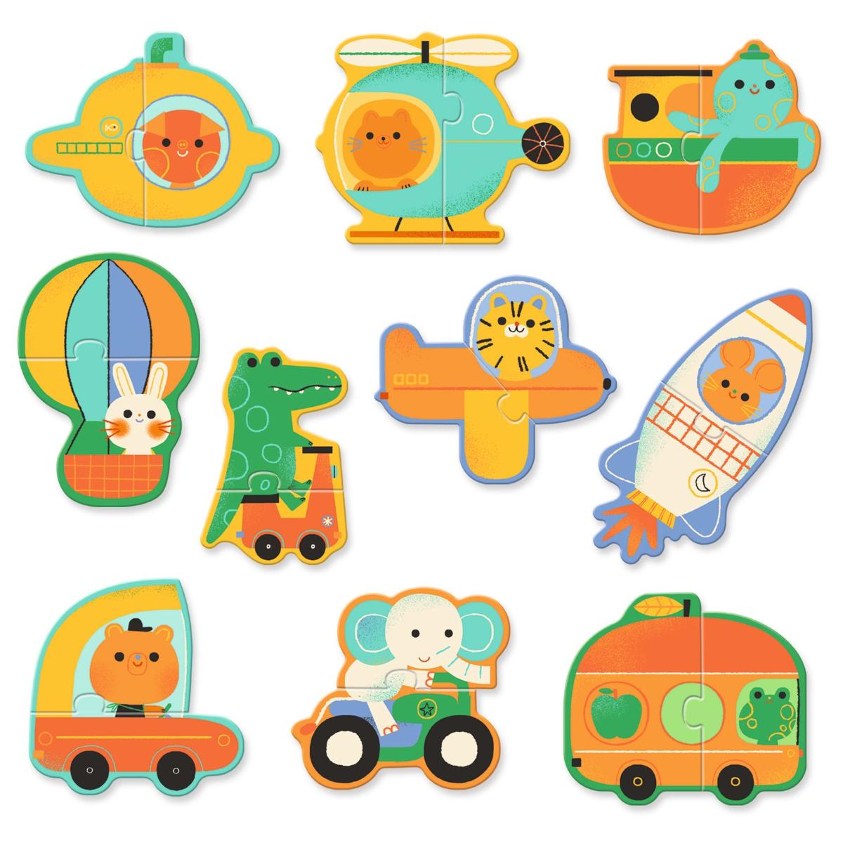 Duo Véhicules Djeco