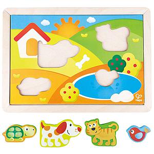 Einlegepuzzle 3-IN-1 SUNNY VALLEY Hape
