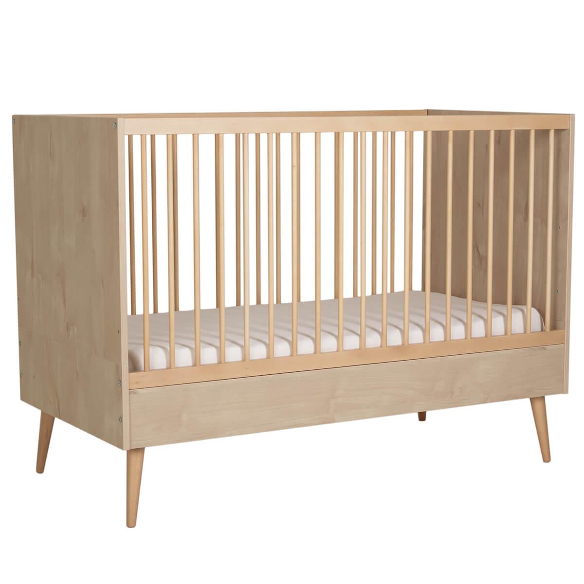 Einzelbett 70x140cm COCOON Quax Natural Oak