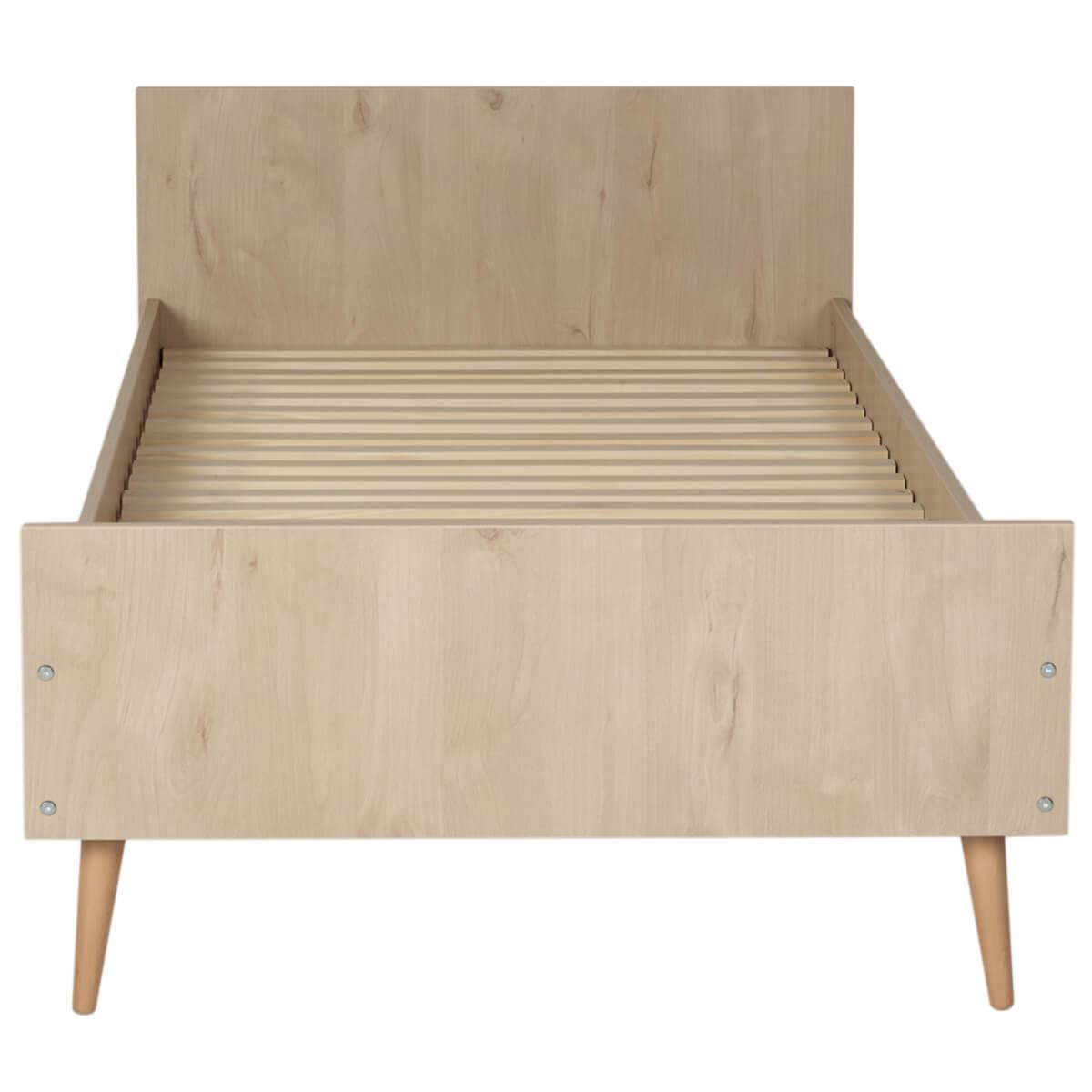 Einzelbett 90x200cm COCOON Quax Natural Oak