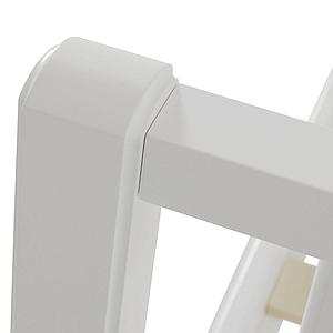 Einzelbett 90x200cm SEASIDE CLASSIC Oliver Furniture weiß