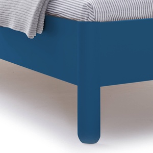 Einzelbett mit Kopfteil 120x200cm NAIT Müller Small Living Kapitänsblau