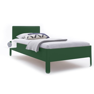 Einzelbett mit Kopfteil 120x200cm NAIT Müller Small Living Moselgrün