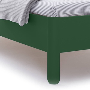 Einzelbett mit Kopfteil 120x200cm NAIT Müller Small Living Moselgrün