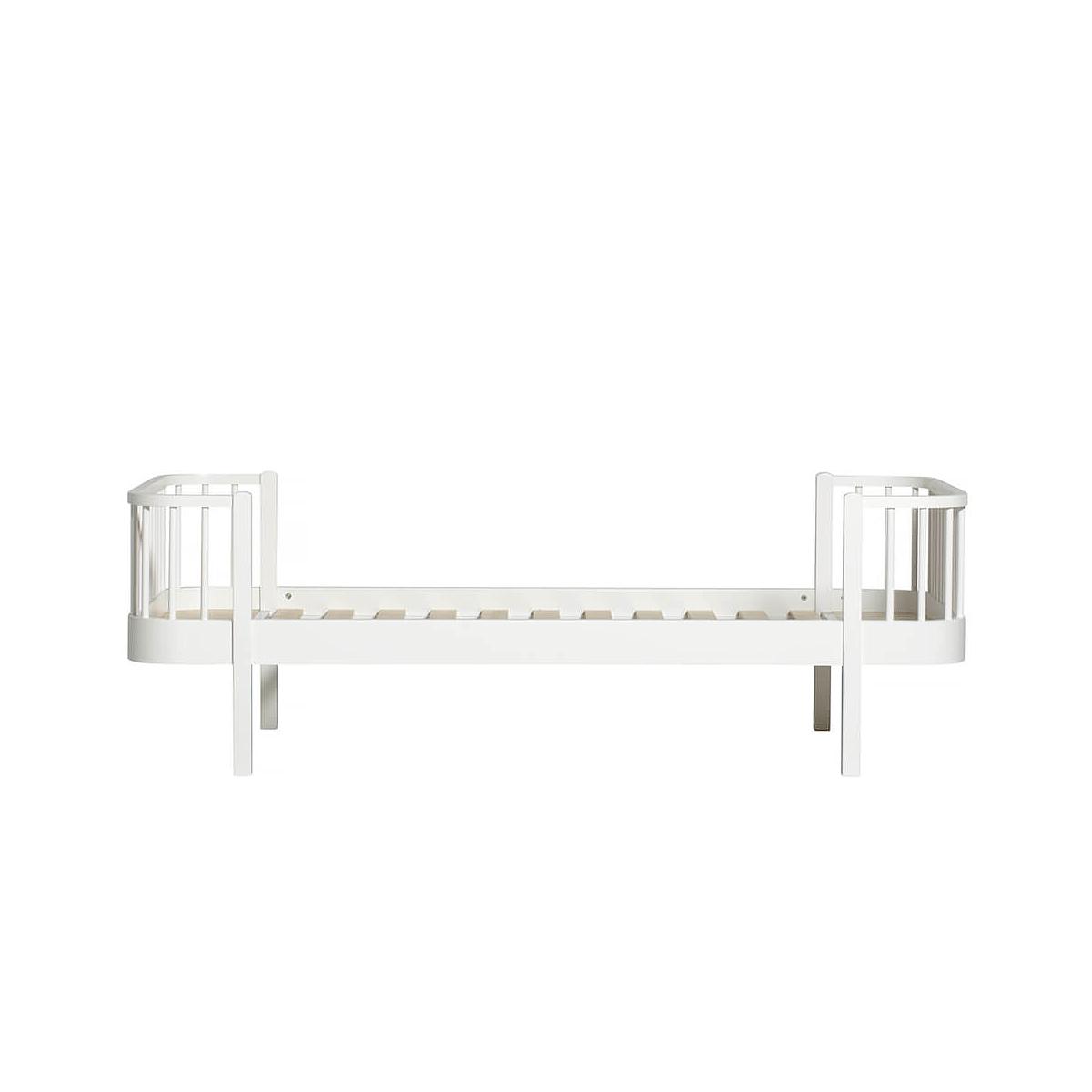 Einzelbett mitwachsend 90x200cm WOOD ORIGINAL Oliver Furniture weiß