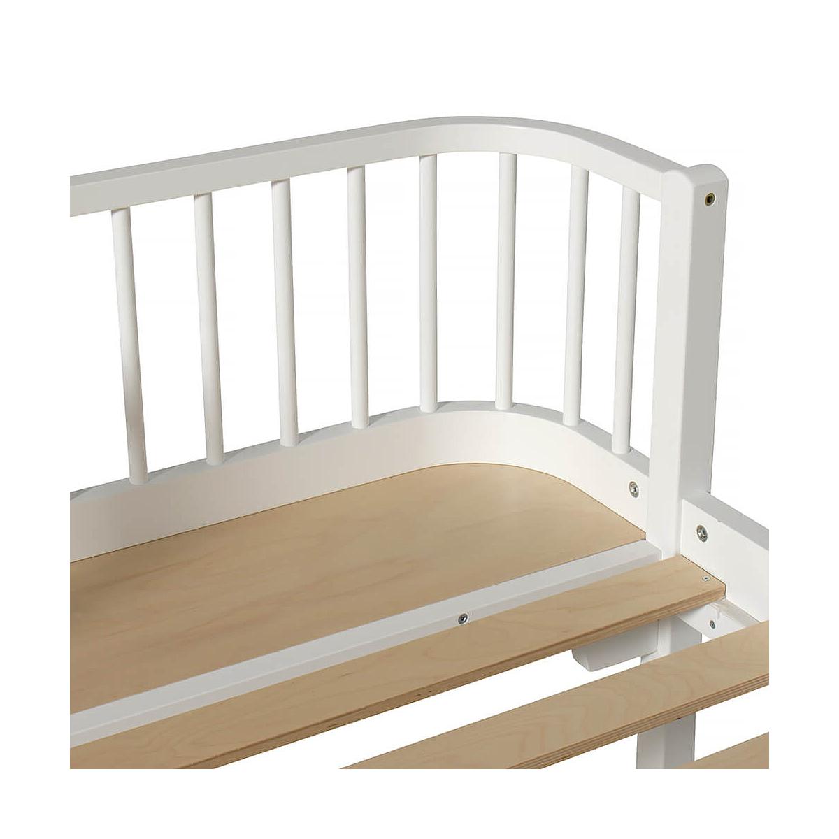 Einzelbett mitwachsend 90x200cm WOOD ORIGINAL Oliver Furniture weiß