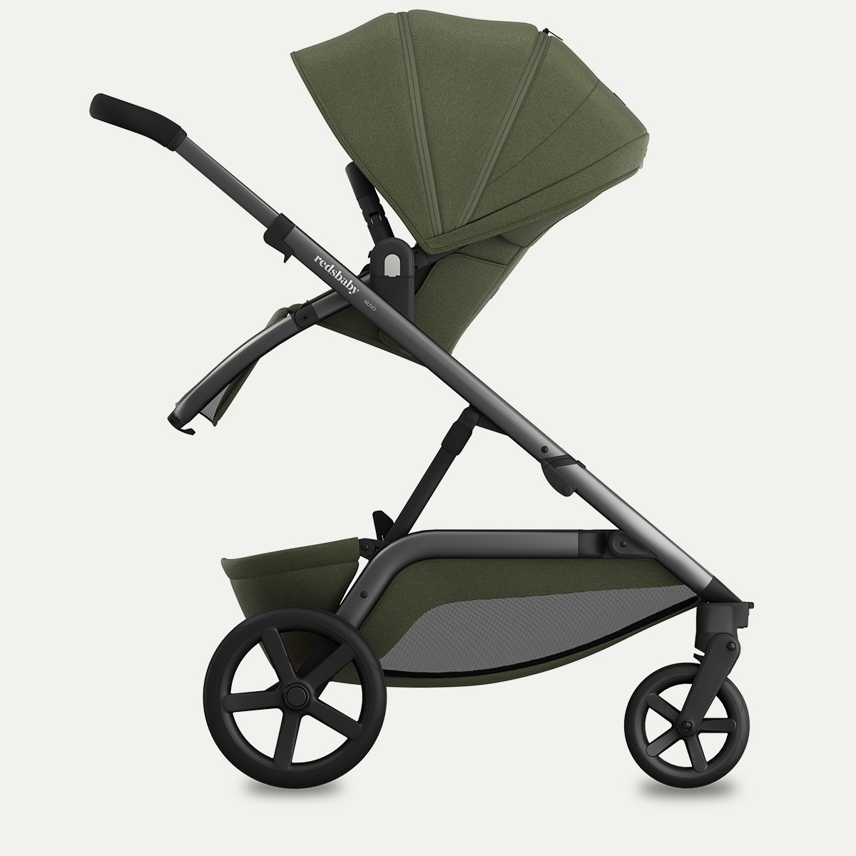 Einzelkinderwagen NUVO Redsbaby ivy gun metal