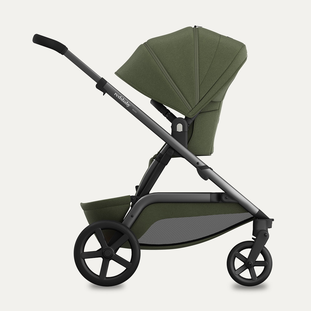 Einzelkinderwagen NUVO Redsbaby ivy gun metal