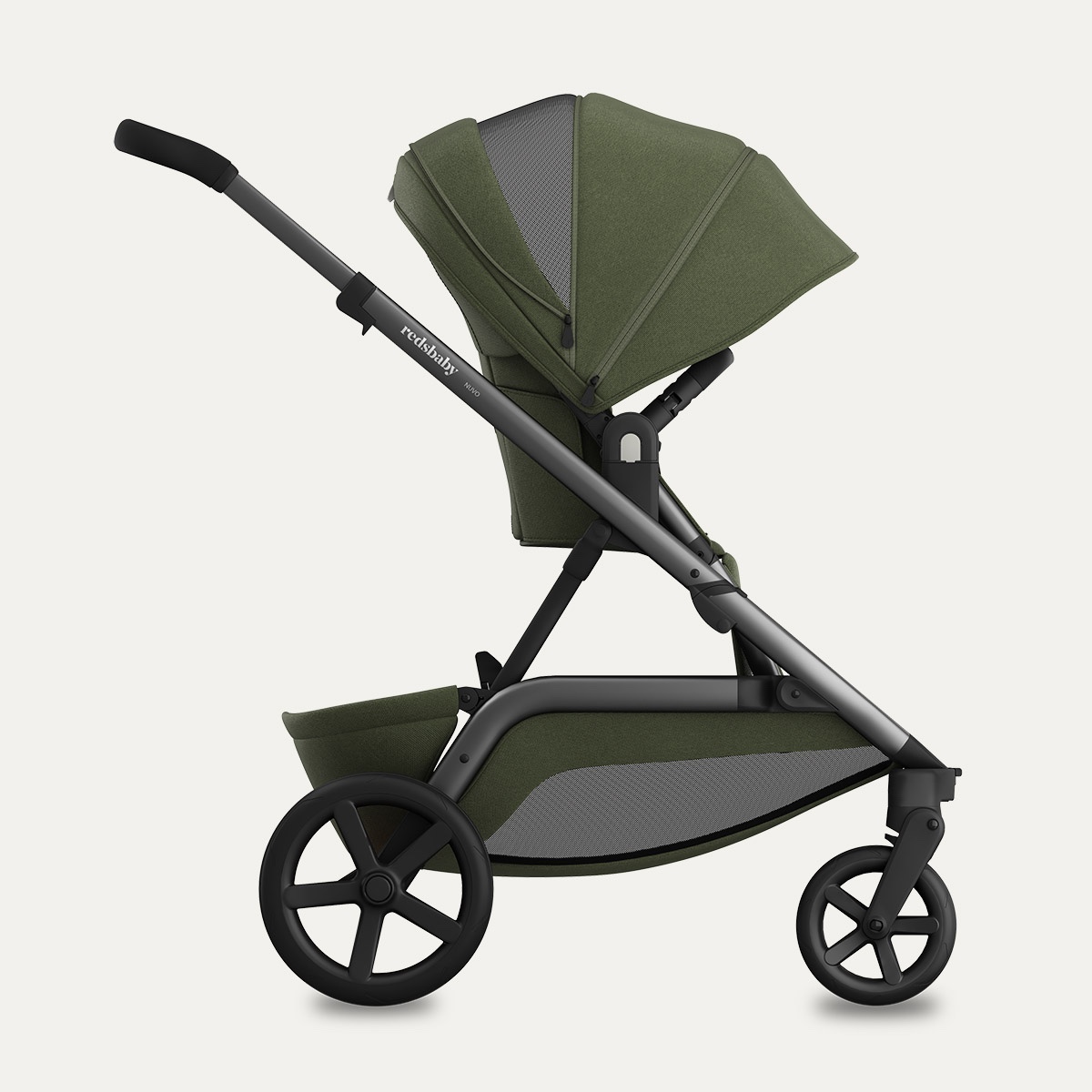 Einzelkinderwagen NUVO Redsbaby ivy gun metal