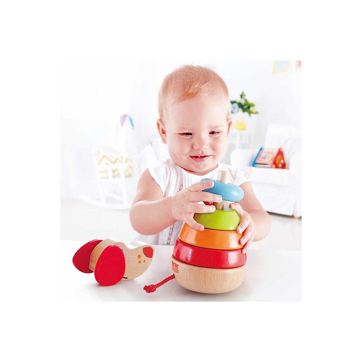 Erstes Spiel stapeln PEPE SOUND Hape