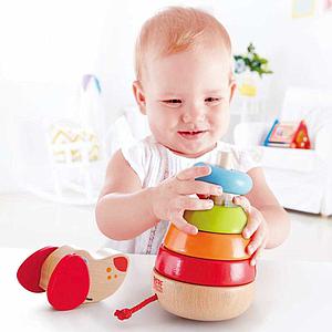 Erstes Spiel stapeln PEPE SOUND Hape