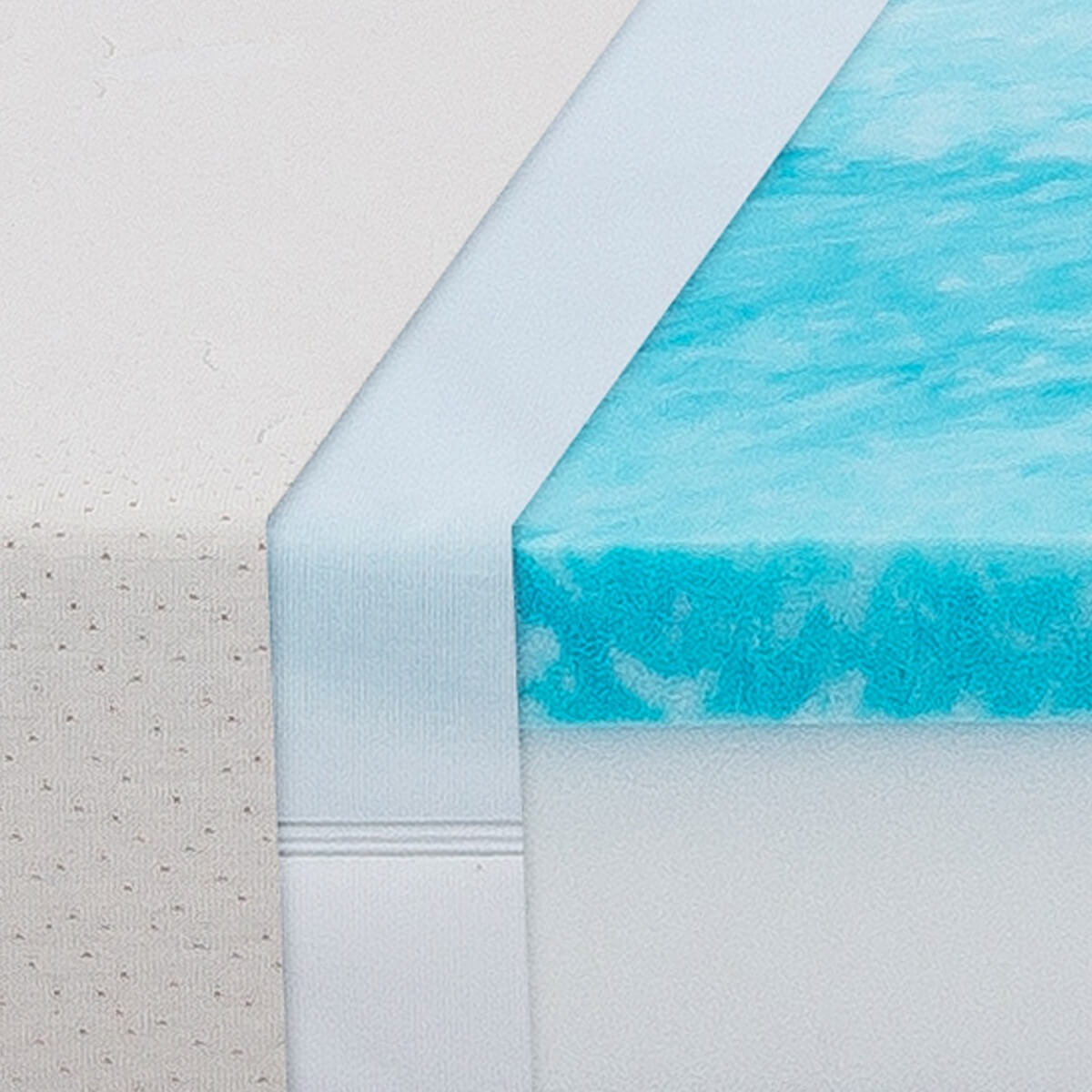 Erweiterung matelas + housse Baumwolle 30x70x10cm NOVA Flexa blanc